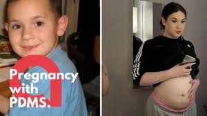 A teen who was born with male genitalia has become pregnant after finding  out that she also has working ovaries, a uterus, cervix and fallopian tubes