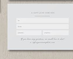 Photographer Gift Card Template Gift Card Template Gift Card Design Gift Voucher Design