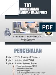 For more information and source, see on this link : 1 Taklimat Kaunter Aduan 24 Julai