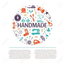 Check out our knitting vector selection for the very best in unique or custom, handmade pieces from our digital shops. Vector Hand Made Icons Set Symbols Or Logos Of Sewing Knit Royalty Free Cliparts Vectors And Stock Illustration Image 93319362