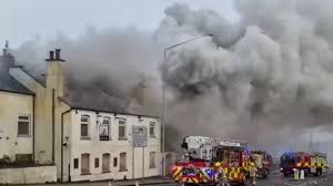 Sutton-in-Ashfield: Firefighters tackle blaze at former pub