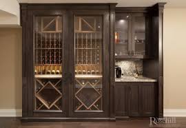 If the small wine fridge has larger dimensions then it will not fit. Wine Racking Storage In A Wine Cabinet Is Ideal When Space Is Limited