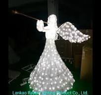 Holiday Outdoor LED Christmas Angel Motif Light Christmas Decorations