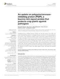 Undergraduate instruction, graduate education and research. An Update On Polygalacturonase Inhibiting Protein Pgip A Leucine Rich Repeat Protein That Protects Crop Plants Against Pathogens Topic Of Research Paper In Biological Sciences Download Scholarly Article Pdf And Read For Free