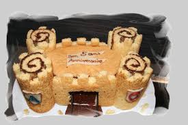 Gateau D Anniversaire Chevaleresque Chateau Fort Inside Gateau Anniversaire Gateau Gateau Enfant