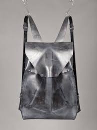 Ma Frangine Omtura Leather Leather Backpack Bags