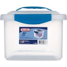 Food storage containers with attached lids as seen on tv. Sterilite Showoffs Storage Container Small Cvs Pharmacy