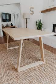 Diy Modern Dining Table Woodbrew Modern Dining Table Diy Dining Room Table Diy Dining