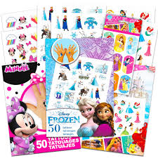 Characters like simba (main character), rafiki, scar, timon and pumbaa are just some of the favorite characters when choosing a disney tattoo. Disney Tattoos Party Favor Set For Girls Over 175 Temporary Tattoos Featuring Minnie Mouse Disney Princess And Moana With Bonus Disney Princess Stickers 20 Disney Temporary Tattoo Sheets Amazon De Spielzeug