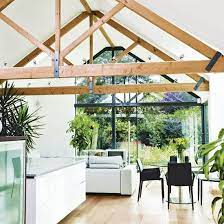 Of course, you still need to consider your overall lighting. Outdoor Kitchens Uk Ideal Home Vaulted Ceiling Lighting Vaulted Ceiling Kitchen Vaulted Ceiling Beams