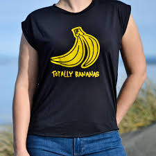 Totally Bananas Women S Super Soft And Comfy Black Muscle Etsy
