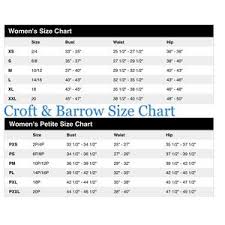 Croft Barrow Size 10 Denim Skirt Skort