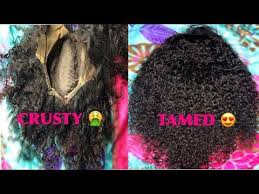 Heyy everyone thank you so much for watching!! How To Restore Revive Old Curly Wig In Under 15 Minutes Youtube Wigs Curly Wigs Wig Restoration