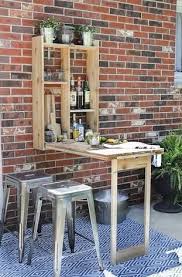 Fold Down Outdoor Bar Table Google Search Diy Outdoor Bar Small Backyard Landscaping Small Patio