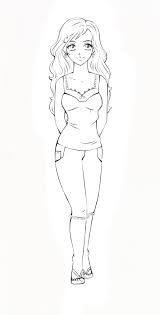 Anime Girl Drawing Easy Step By Step Full Body Anime Wallpapers How to draw full body anime character hinata hyuuga this tutorial is for beginners ;) time : anime girl drawing easy step by step