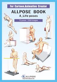 Drawing anime body & pose. Allpose Book A Life Poses For Comic Cartoon Manga Anime Illustration Human Body Pose Drawing Techniques Allpose Book Drawing Pose Resource 24 Books Series Allpose 9788992273152 Amazon Com Books