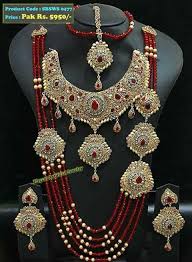 Gold Rhodium Plated Stone Studded Bridal Set Including With 5 Layers Long Haar Ne Wedding Jewellery Collection Bollywood Jewelry Designers Jewelry Collection