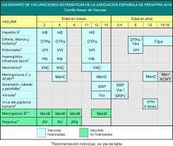 Calendario vacunal común para toda españa en 2020. Calendario De Vacunaciones De La Asociacion Espanola De Pediatria Cav Aep Recomendaciones 2018 Sciencedirect