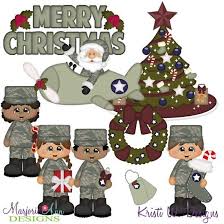 » free svg cut files. Airforce Christmas Christmas Svg Military Scrapbook Clip Art