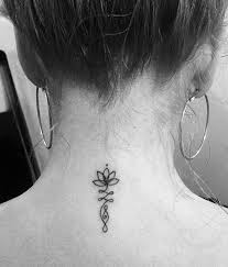 Image Result For Unalome Lotus Flower Meaning Lotus Tattoo Design Neck Tattoo Tattoos