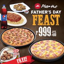 Father's day is a day of honouring fatherhood and paternal bonds, as well as the influence of fathers in society. Pizza Hut Take Your Dad Out This Father S Day And Make Facebook