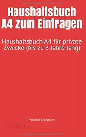 Haushaltsbuch A4 zum Eintragen: Haushaltsbuch A4 für private Zwecke (bis zu 3  Jahre lang) - Literatura obcojęzyczna - Ceny i opinie - Ceneo.pl