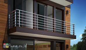 Pagar balkon stainless sering kita jumpai aneka jenis pagar dengan bentuk yang unik. Harga Pagar Stainless Railing Minimalis Modern 2021