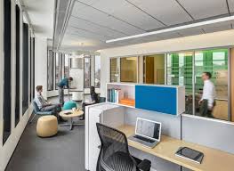 When Collaborative Workspace Meets Government Office Collaborative Workspace Open Office Layout Corporate Interiors