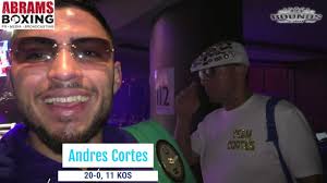 AUDIO: Andres Cortes Talks about Xavier Martinez Stoppage wins and hopes  for Title Shot