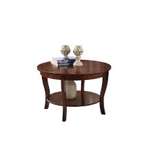 Offering a wide variety of home furniture at the best value to local and international dealers. Convenience Concepts American Heritage Round Coffee Table In Espresso Wood 501482es