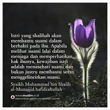 Istri Soleh Penghuni Surga Motivasi