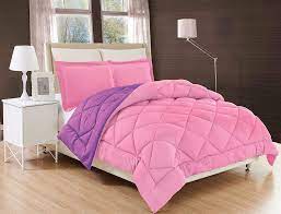 Ships free orders over $39. Amazon Com Elegant Comfort All Season Comforter And Year Round Medium Weight Super Soft Down Alternative Reversible 2 Piece Comforter Set Twin Twin Xl Pink Purple Home Kitchen