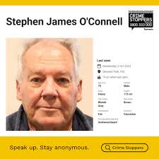 Missing but not forgotten 💙 Stephen O'Connell was last seen a year ago  today, 2 October 2024. He was seen via CCTV preparing to depart