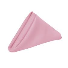 10 Pack 20 Inch Polyester Cloth Napkins Pink Your Chair Covers Inc