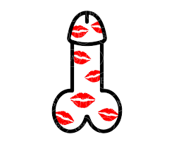 Penis Svg With Lipstick Prints Kiss Svg. Clip Art Vector Cut - Etsy