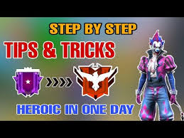 Grab weapons to do others in and supplies to bolster your chances of survival. Tips And Tricks Of How To Push Rank To Heroic In One Day Garena Free Fire Youtube