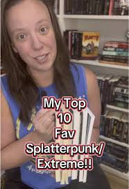 Top 10 favorite splatter and extreme!! 🖤📚 #splatterpunk #extremehorror  #booktok #bookrecommendations #bookrecs #read