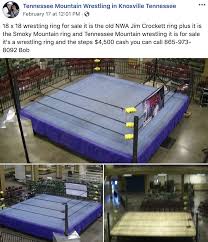 Luckily, with the right tools and supplies, you can! A Piece Of Wrestling Of History Old Nwa Jim Crockett Smoky Mountain Wrestling Ring For Sale Not Selling Just Think It S Cool Squaredcircle