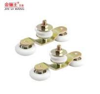 Bathroom Shower Rollers Wheels Bearing 626zz Double Nylon Pulley Hanging  Glass Door Rollers Shower Sliding Door Roller for South American Market