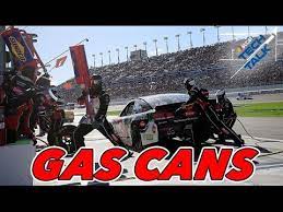 Although nascar does not allow fuel gauges in cars, drivers usually have a good idea of how much fuel they have left before they need to start thinking about making a pit stop. Fill Er Up How Gas Cans Work Youtube