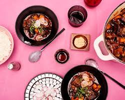 Han Oak Galbijjim Recipe Recipe Short Rib Stew Food Stew