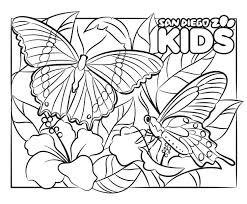 Download all the pages and create your own coloring book! Coloring Page Butterflies San Diego Zoo Kids