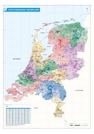 De topografische kaart van nederland, schaal 1:25.000. Gedetailleerde Postcodekaart Nederland Vector Map Kaarten Nederland Wegenkaarten