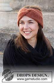 See more ideas about knitted hats, hat pattern, knitting. Winter Smiles Headband Drops 214 68 Free Knitting Patterns By Drops Design