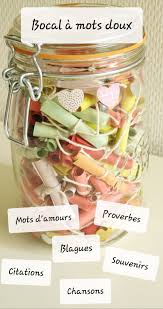 Bocal A Mots Doux Idee Cadeau Amoureux Idee Cadeau Noel Idees Cadeaux