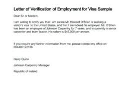 Your employer may provide letter based on this format, but suited to your situation and job responsibilities. Employment Verification Proof Of Employment Letter For Visa Payment Proof 2020