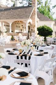 Black And White Table Setting Decor Wedding Decorations Ideas Pinterest With Images Wedding Decorations Black White Wedding Wedding Themes