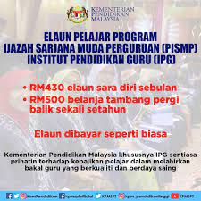 Pendaftaran kemasukan pelajar sesi akademik 2021/2022 hanya terbuka kepada sebarang maklumat dan pengumuman terkini berkaitan dengan permohonan pismp ambilan 2021, sila layari portal rasmi kementerian. 9 Perubahan Dalam Institut Pendidikan Guru Ipg