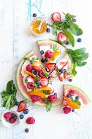 Fruit Pizza Bakers Royale Recipe Watermelon Recipes Fruit Pizza Food