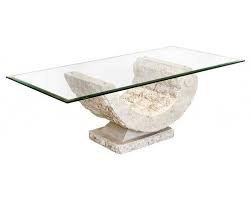 Simplihome dover 44 inch wide rectangle 3 pc lift top storage ottoman in upholstered stone grey tufted faux leather, footrest stool, coffee table for the living room, contemporary. Coral Stone Coffee Table Ms404 Stone Coffee Table Coffee Table Contemporary Coffee Table